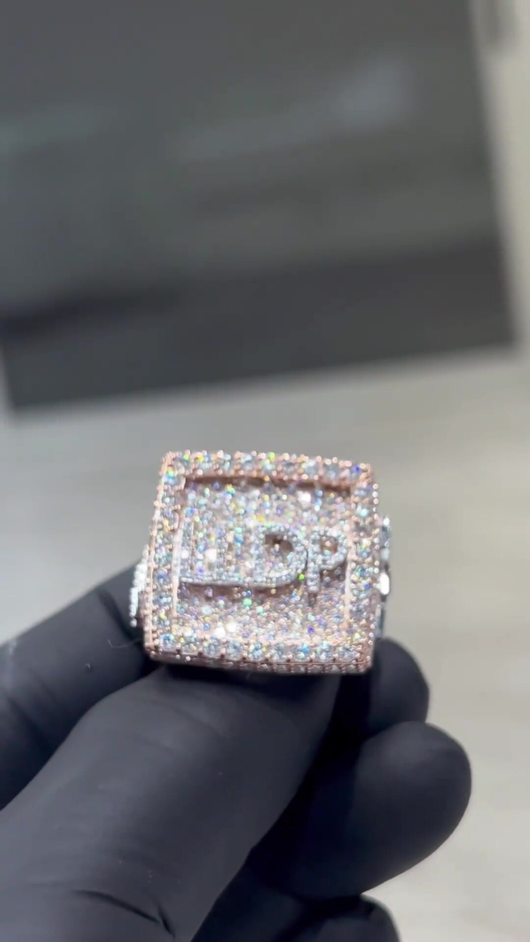 Iced Out Rings for Men, VVS Clarity Cubic Zircon / Moissanite Championship Rings, Statement Rings, Custom Ring, Hip Hop Jewelry Gift