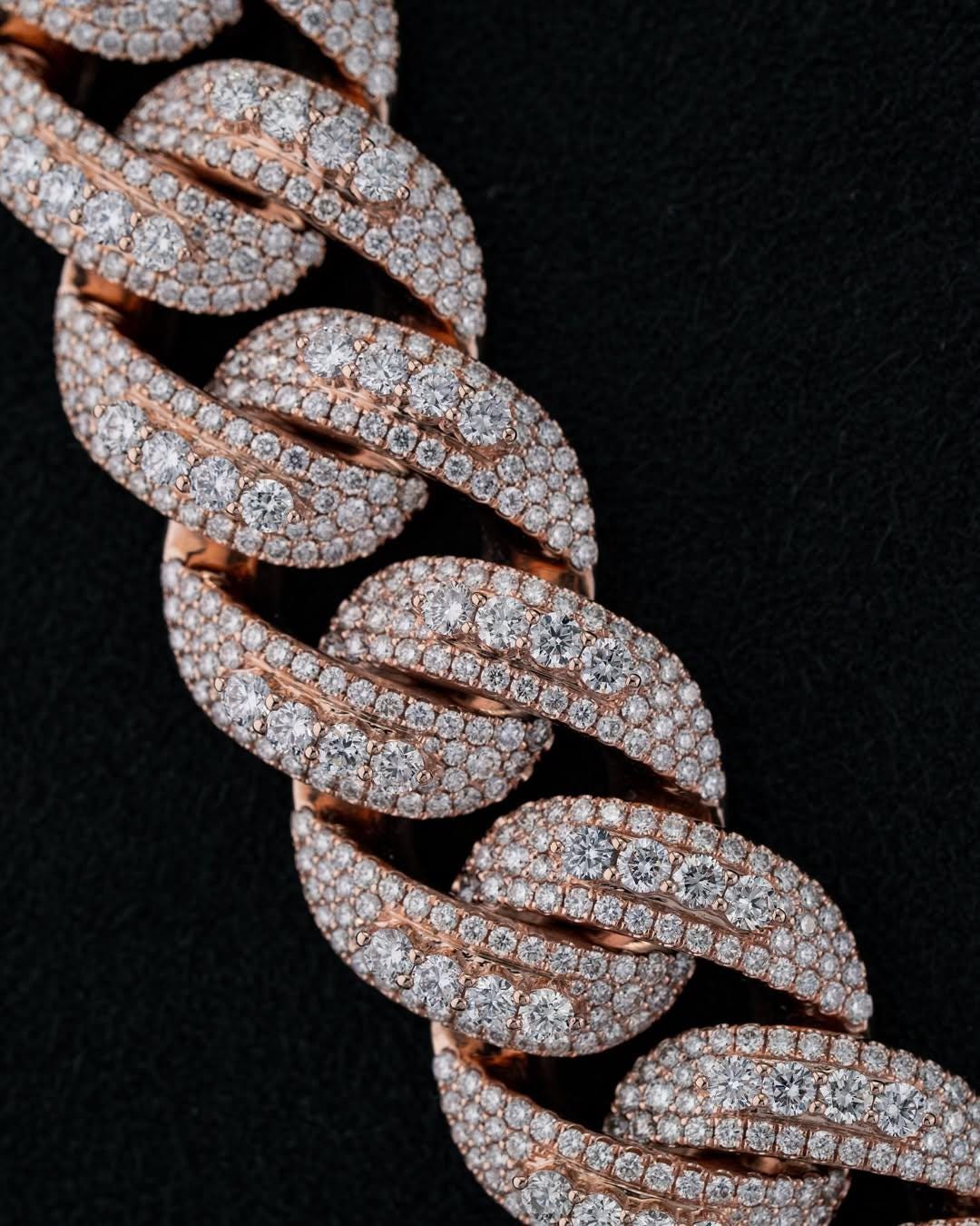 20mm Luxury Cuban Link Chain Necklace with Moissanite Diamonds – 925 Sterling Silver, Passes diamond test