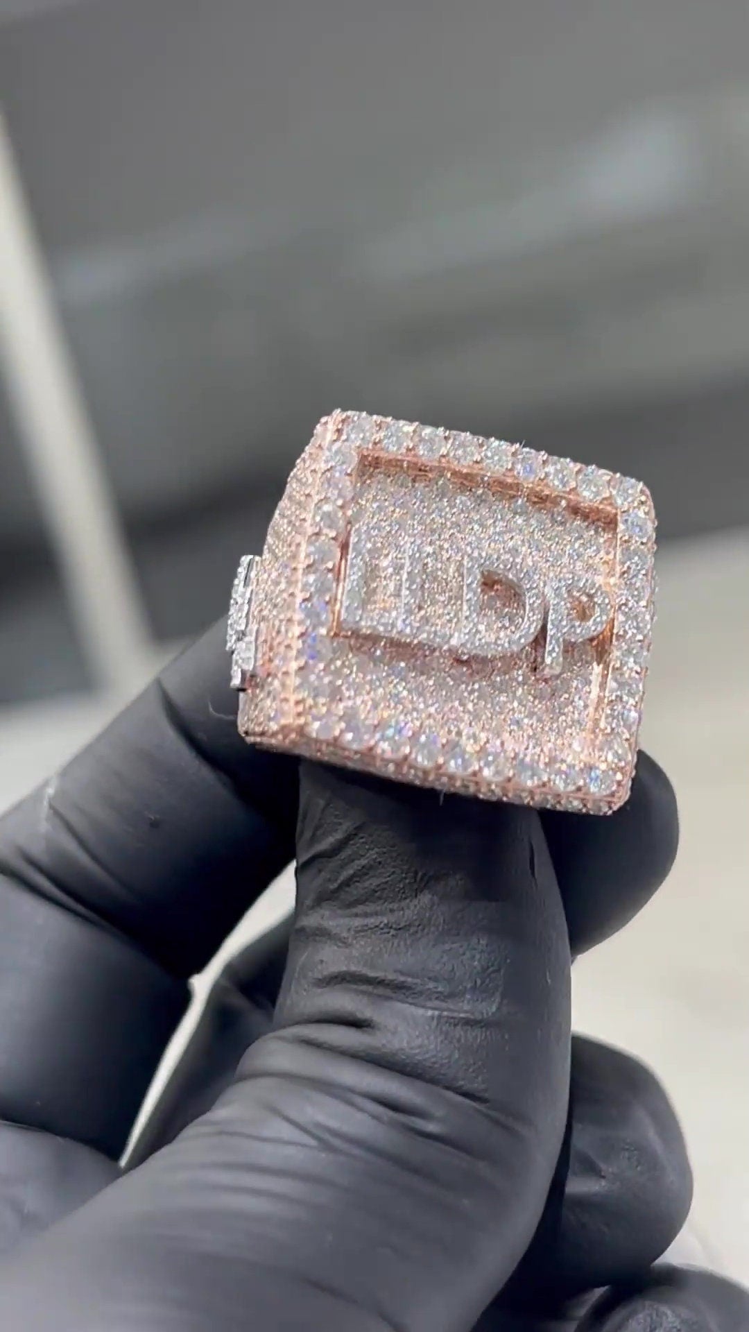 Iced Out Rings for Men, VVS Clarity Cubic Zircon / Moissanite Championship Rings, Statement Rings, Custom Ring, Hip Hop Jewelry Gift