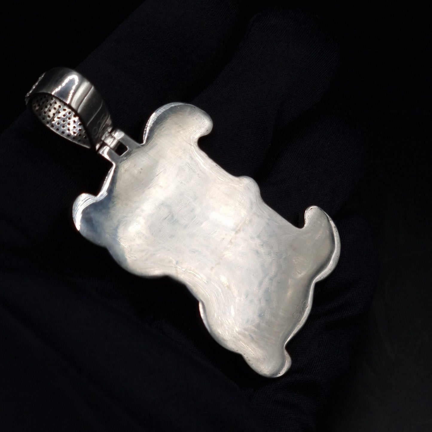 Emerald cut VVS1 Moissanite Layered Letter Pendant, Iced out Chunky Pendant, Custom Alphabet/Letter, 925 Sterling Silver/10k, HipHop Pendant