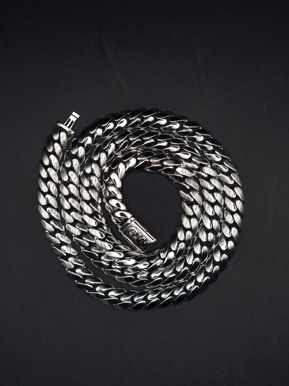8mm Miami Cuban Link Chain, Men/Women Chain, Cuban Necklace, Available in 925 Sterling Silver