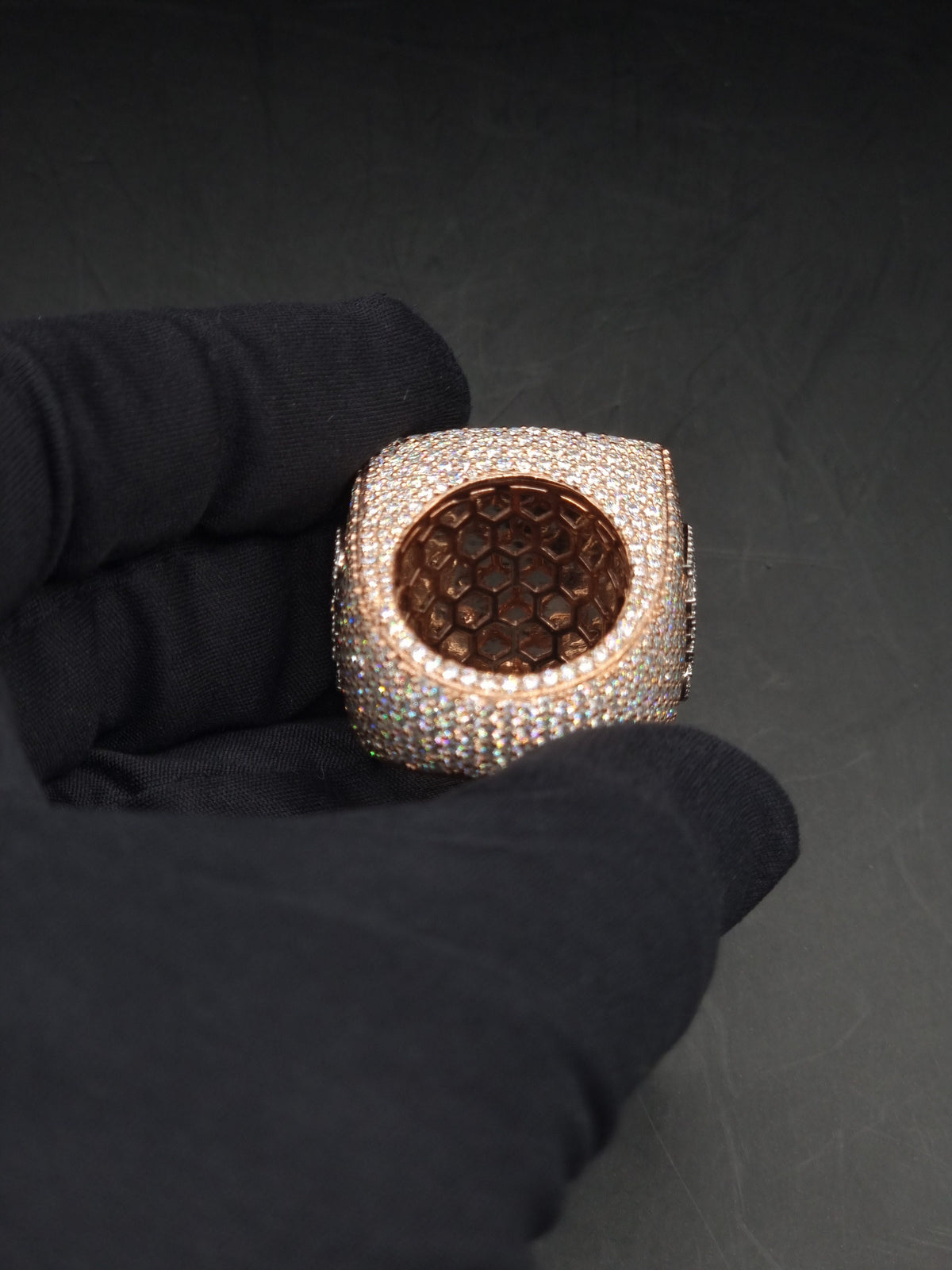 Iced Out Rings for Men, VVS Clarity Cubic Zircon / Moissanite Championship Rings, Statement Rings, Custom Ring, Hip Hop Jewelry Gift