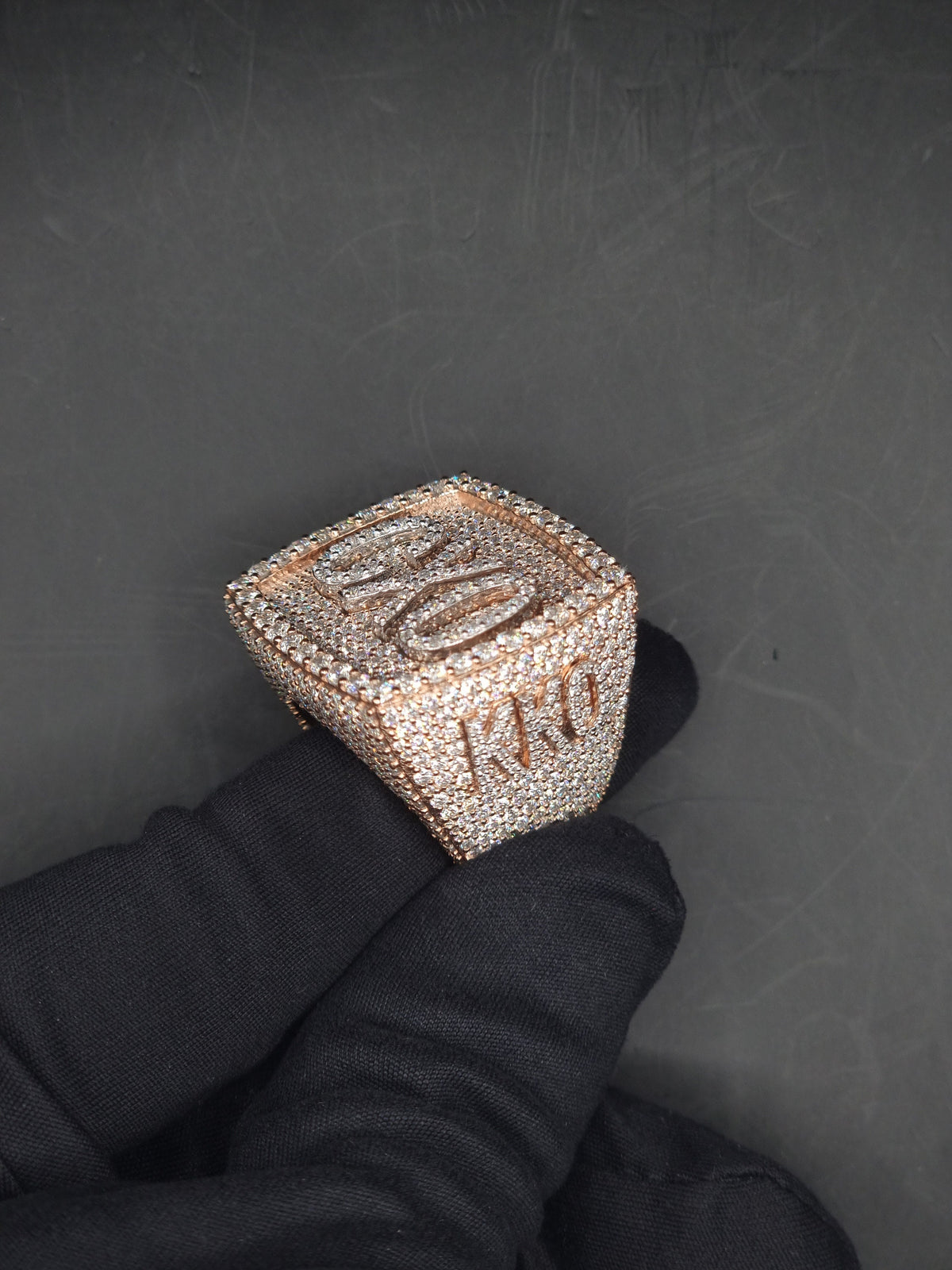 Iced Out Rings for Men, VVS Clarity Cubic Zircon / Moissanite Championship Rings, Statement Rings, Custom Ring, Hip Hop Jewelry Gift