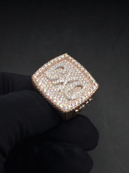 Iced Out Rings for Men, VVS Clarity Cubic Zircon / Moissanite Championship Rings, Statement Rings, Custom Ring, Hip Hop Jewelry Gift