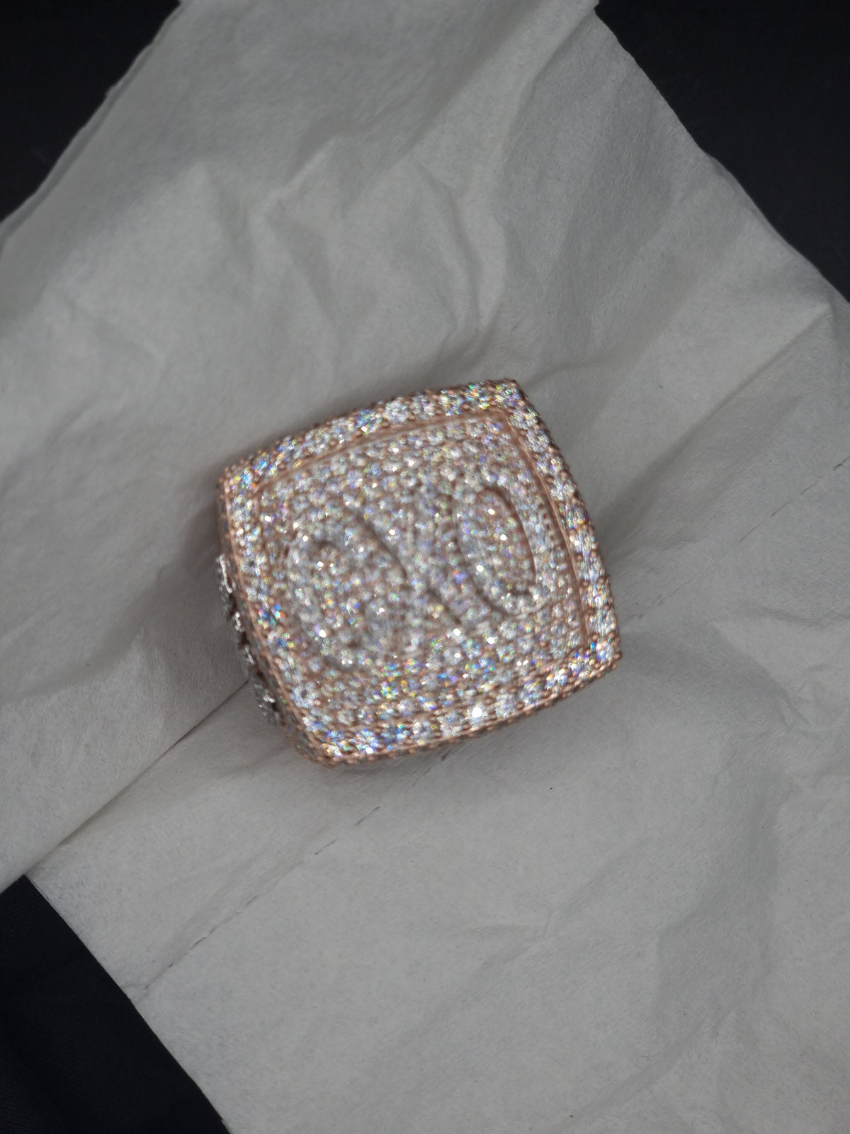 Iced Out Rings for Men, VVS Clarity Cubic Zircon / Moissanite Championship Rings, Statement Rings, Custom Ring, Hip Hop Jewelry Gift