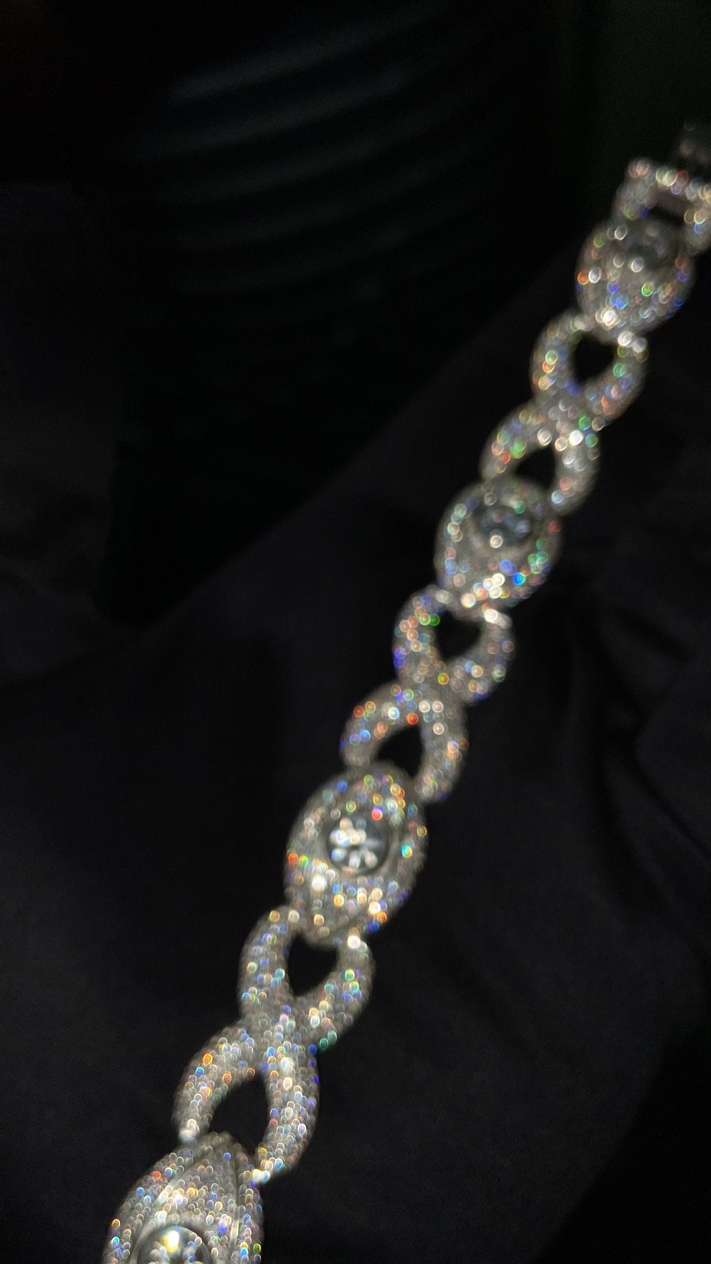 VVS1 Diamond Evil Eye Bracelet, VVS1 Quality Moissanite Diamond, Diamond Tester Approved, Heavy Quality 925 Sterling Silver / Solid 10k Gold