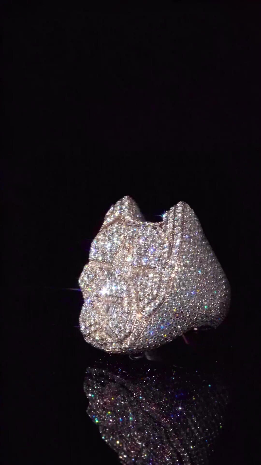 Iced Out Championship Rings for Men | VVS Cubic Zirconia / Moissanite | Custom Hip Hop Statement Rings | Unique Jewelry Gift