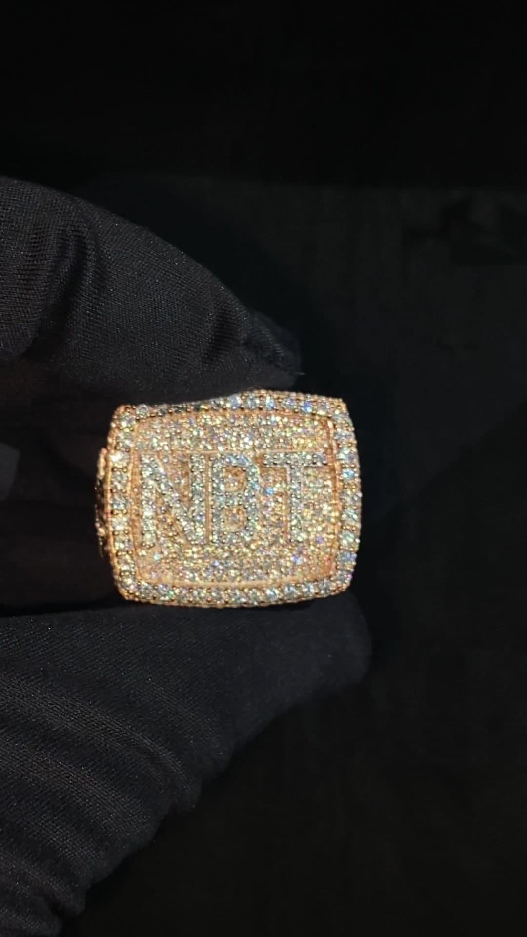 Iced Out Championship Rings for Men | VVS Cubic Zirconia / Moissanite | Custom Hip Hop Statement Rings | Unique Jewelry Gift