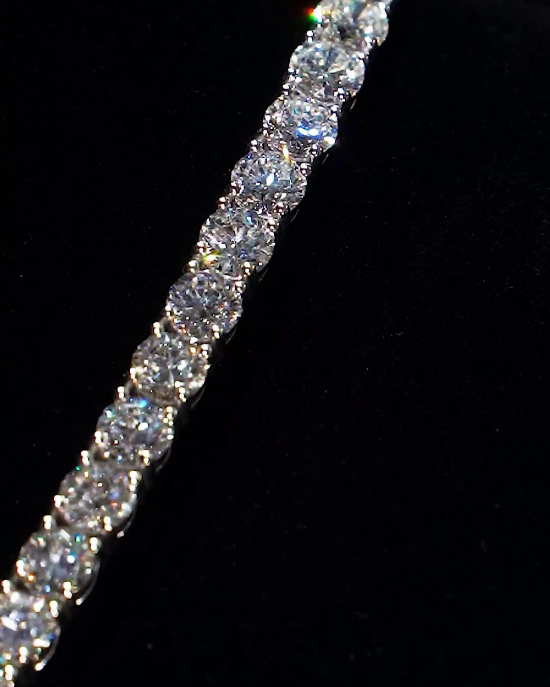 Iced Out Tennis Chain | VVS1 Quality Round-Cut Moissanite Diamonds | Passes Diamond Tester