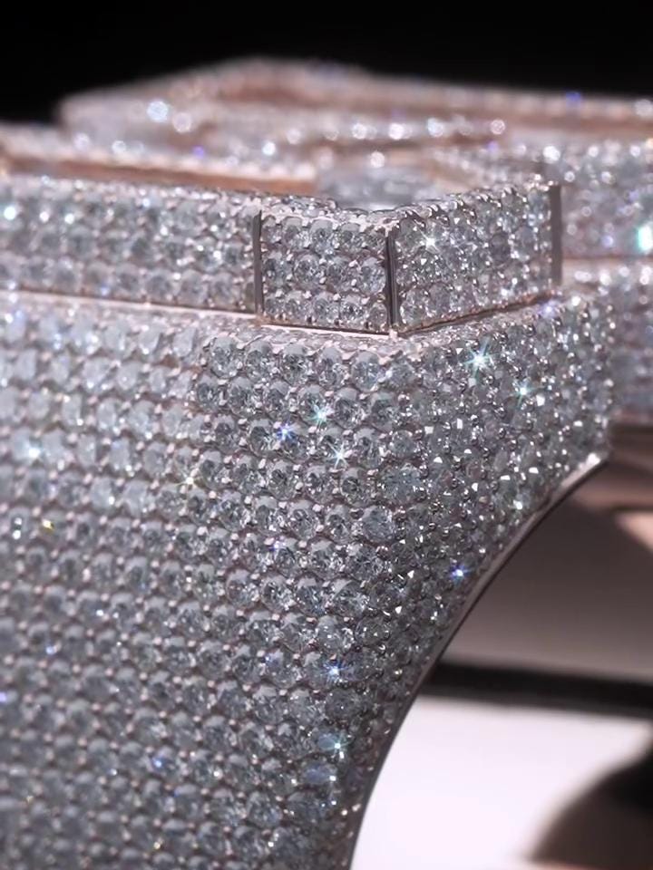 Custom Letter Iced Out Ring, Personalized Initial Championship Ring, VVS Moissanite/CZ, Hip Hop Bling Jewelry, Luxury Statement Gift for Men