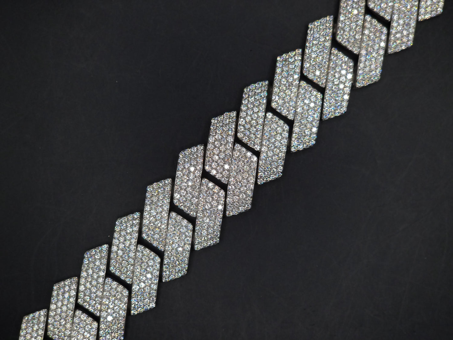 22.5mm Moissanite Cuban Link Chain, VVS1 Prong Set Iced Out Necklace, Solid 925 Sterling Silver, Hip Hop Bling Jewelry for Men, Custom Chain