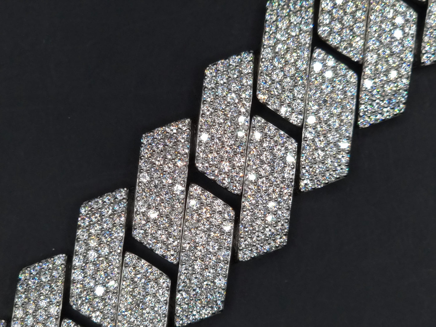 22.5mm Moissanite Cuban Link Chain, VVS1 Prong Set Iced Out Necklace, Solid 925 Sterling Silver, Hip Hop Bling Jewelry for Men, Custom Chain