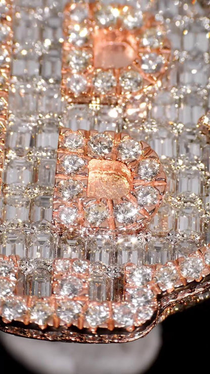 Iced Out Letter "B" Ring for Men in 925 Silver/10K Gold | Custom Hip Hop Initial Ring | Lab Diamond Hip Hop Ring