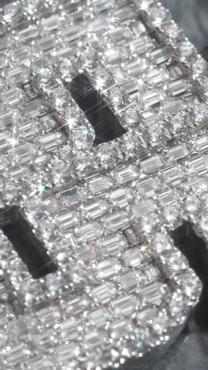 Emerald cut VVS1 Moissanite Layered Pendant, Iced out Chunky Pendant, Custom Letter, 925 Sterling Silver/10k, Hip Hop Pendant