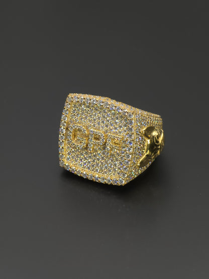 Iced Out Rings for Men, VVS Clarity Cubic Zircon / Moissanite Championship Rings, Statement Rings, Custom Ring, Hip Hop Jewelry Gift