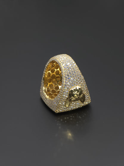 Iced Out Rings for Men, VVS Clarity Cubic Zircon / Moissanite Championship Rings, Statement Rings, Custom Ring, Hip Hop Jewelry Gift