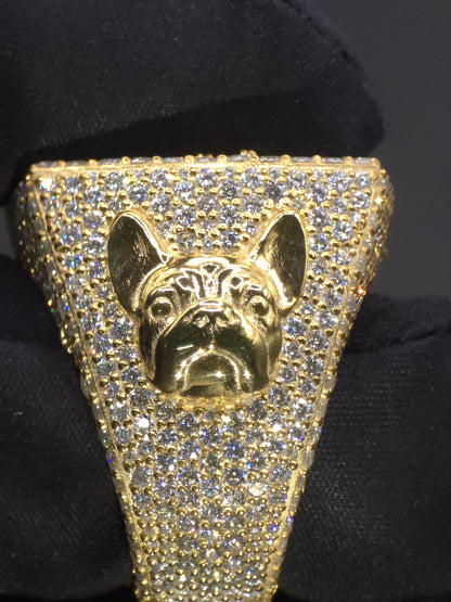 Iced Out Rings for Men, VVS Clarity Cubic Zircon / Moissanite Championship Rings, Statement Rings, Custom Ring, Hip Hop Jewelry Gift