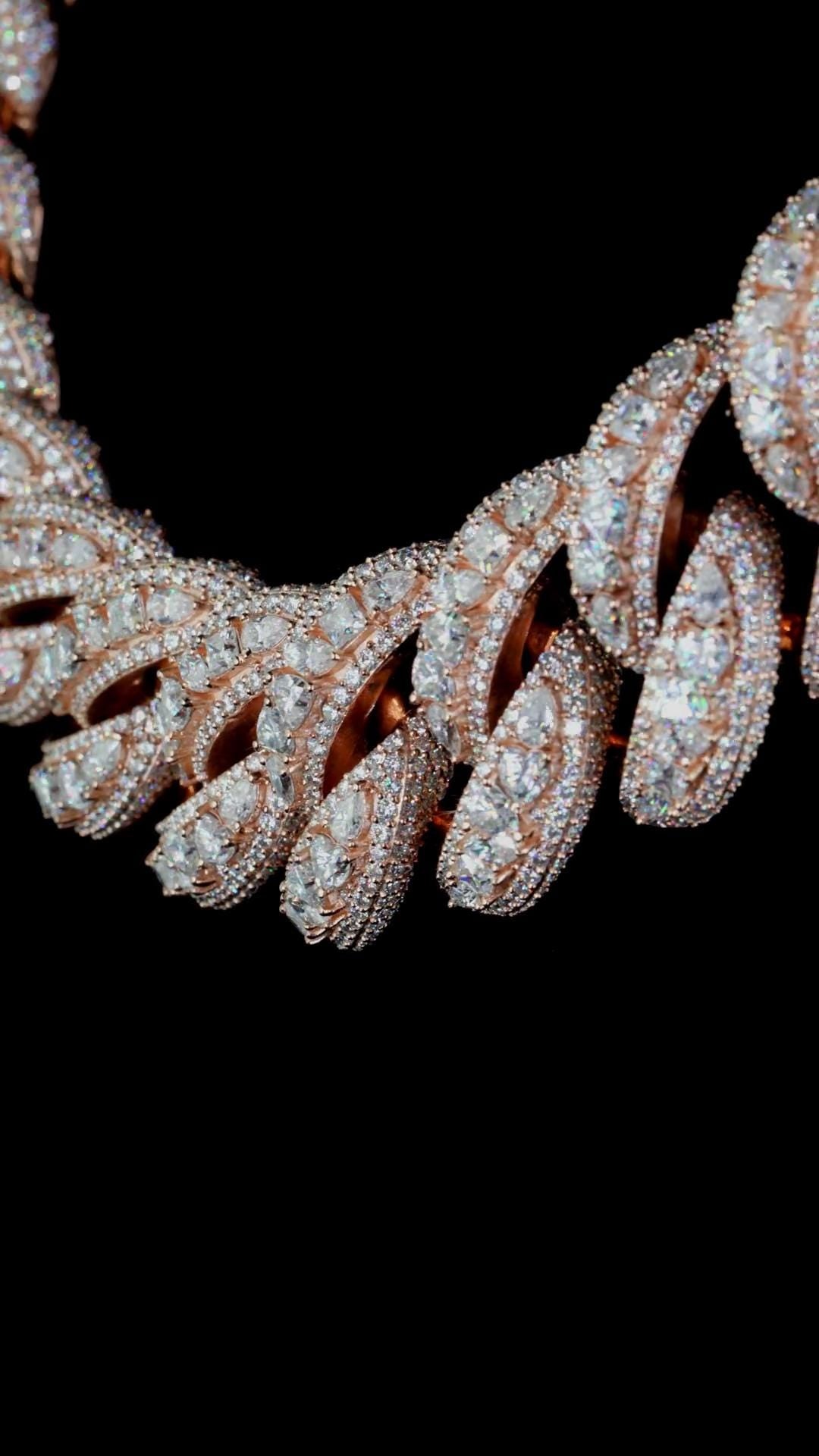 30mm Iced Out Cuban Link Chain, VVS1 Moissanite Mixed Cut Diamonds, 925 Silver Heavy 550g 26" Necklace, Hip Hop Rapper Bling