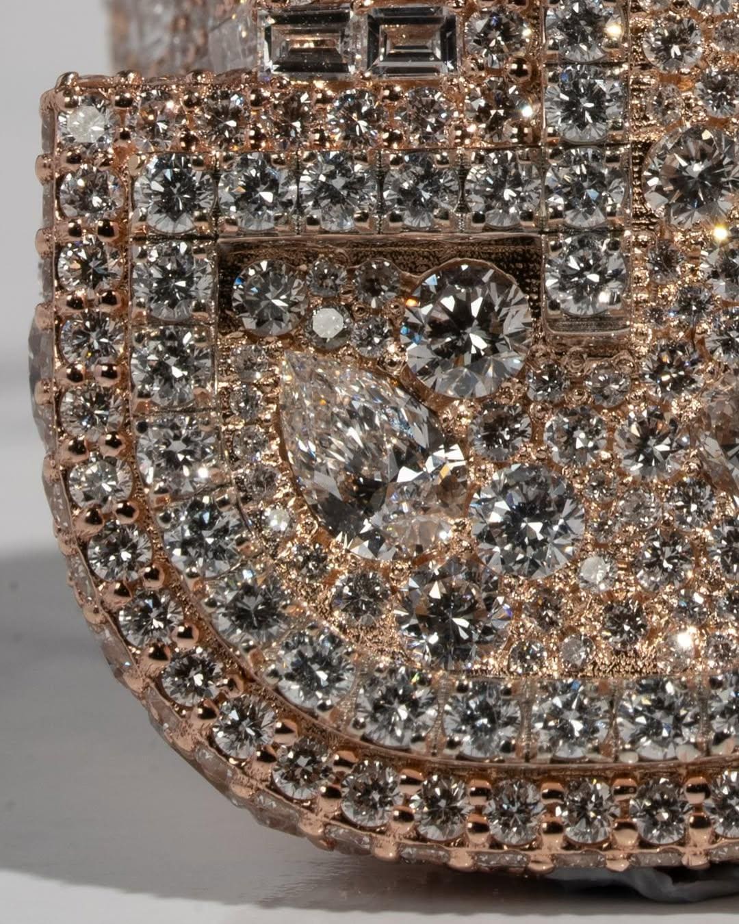 Men's Custom Initial Ring | VVS1 Moissanite Diamonds | Rhodium Plated 925 Silver | Statement Ring | Hip Hop Jewelry Gift | Personalized Ring