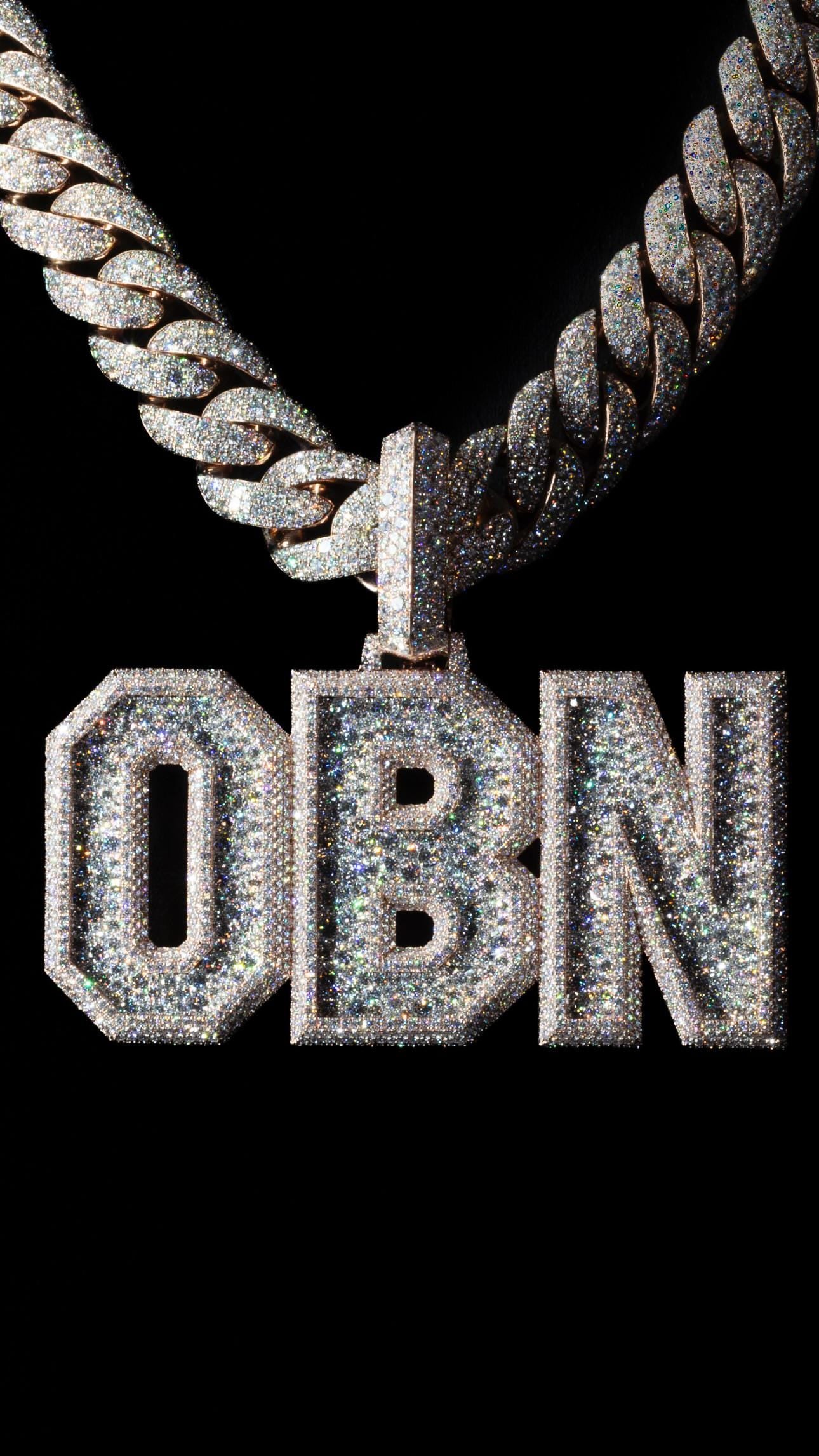 Custom Iced Out Letter Pendant | 925 Silver | VVS Moissanite | Fully Customizable Initial Pendant | Hip Hop Bling Jewelry