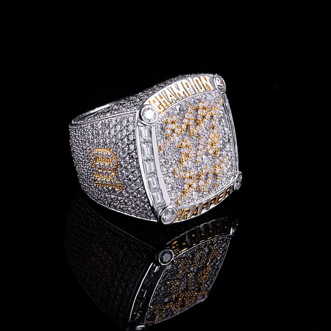 Custom Championship Ring | 925 Sterling Silver or 10K Gold | VVS1 Moissanite | Personalized Hip Hop Jewelry | Fully Customizable