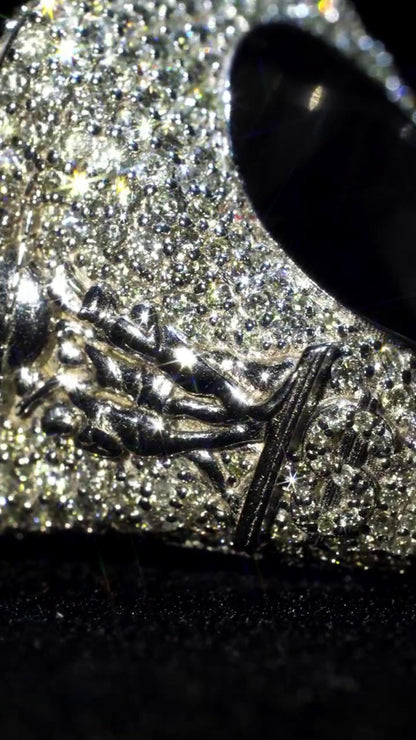 Iced Out Men’s Ring | Custom Championship Ring | VVS Moissanite / CZ | Hip Hop Jewelry | Statement Gift for Him