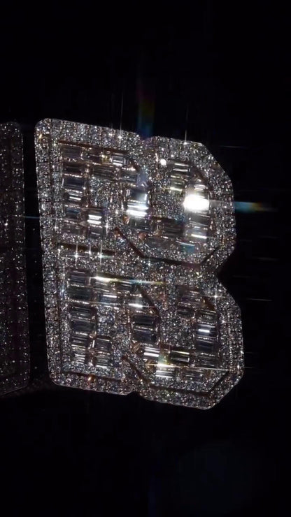 Custom Iced Out Championship Ring, 925 Sterling Silver & VVS Moissanite, Number Ring, Personalized Hip Hop Bling Ring, Men's Statement Ring