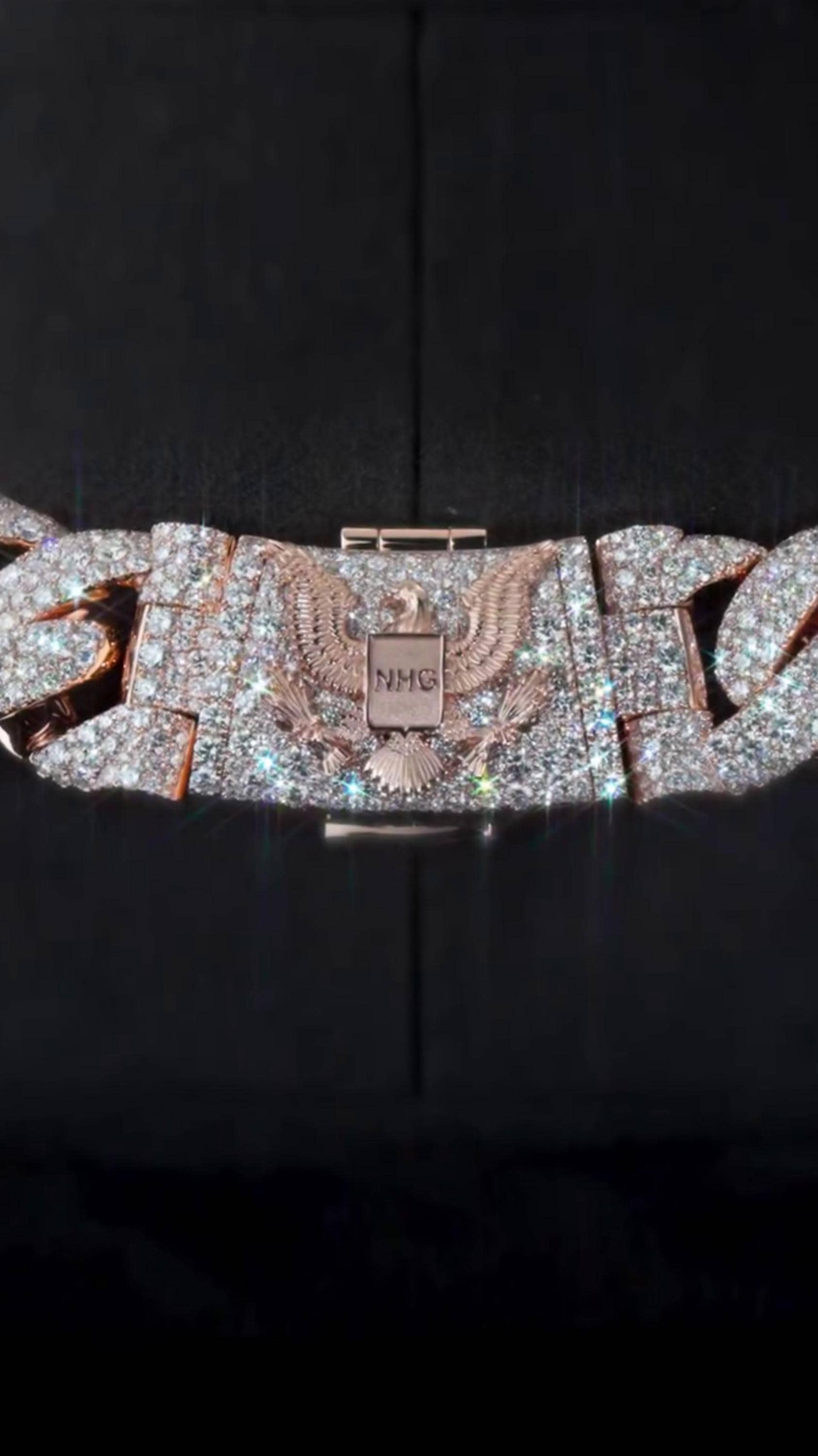 22mm Mosaic Set Miami Cuban Link Chain | VVS1 Moissanite Diamonds | 925 Sterling Silver | Iced Out Hip Hop Necklace