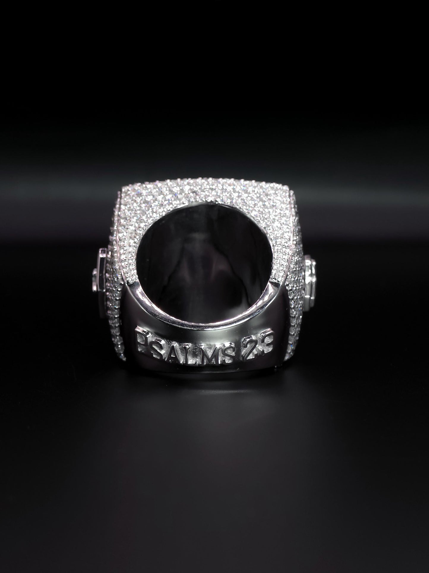 Custom Iced Out Championship Ring | VVS–VS Lab Grown Diamonds | 925 Sterling Silver | Personalized Hip Hop Bling Ring