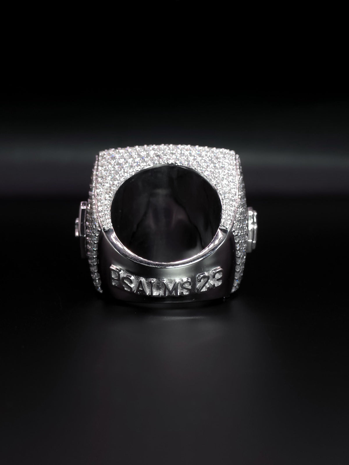 Custom Iced Out Championship Ring | VVS–VS Lab Grown Diamonds | 925 Sterling Silver | Personalized Hip Hop Bling Ring