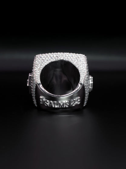 Custom Iced Out Championship Ring | VVS–VS Lab Grown Diamonds | 925 Sterling Silver | Personalized Hip Hop Bling Ring