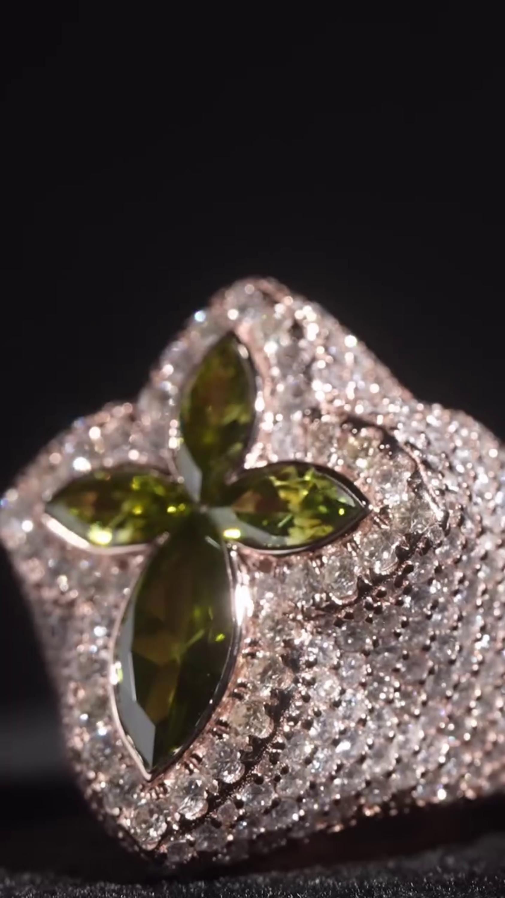 Large Marquise Cross Ring | Marquise Gemstones | VVS Moissanite Diamonds | Fully Customized Mens Hip Hop Ring | 925 Sterling Silver