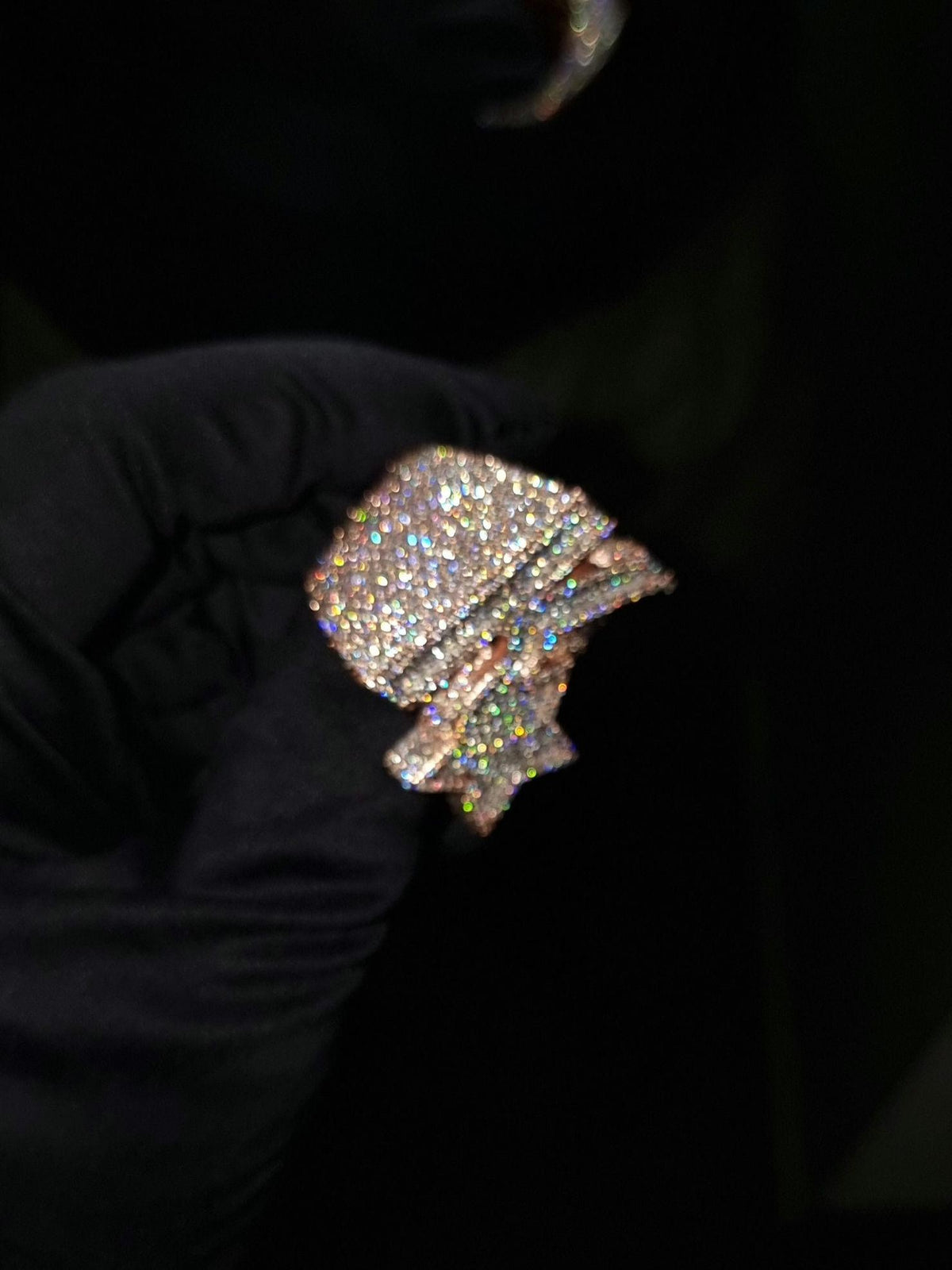 K letter Hip Hop Ring for Men, D color VVS Moissanite, Championship Ring, Iced Out Custom Ring, Hip Hop Ring, Pass Diamond Test