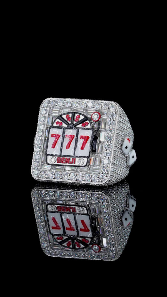 Iced Out Men’s Ring | Custom Championship Ring | VVS Moissanite / CZ | Hip Hop Jewelry | Statement Gift for Him