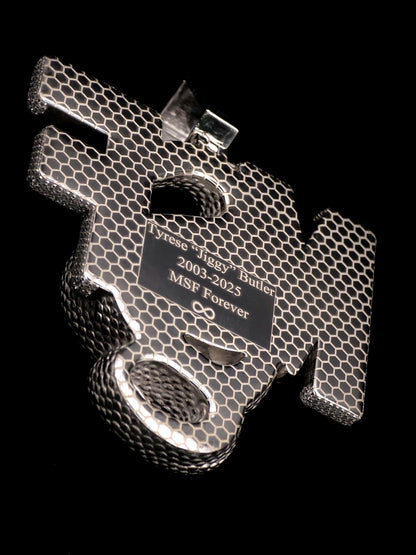 Custom 3D Logo Moissanite Pendant | VVS Moissanite Iced Out Letter Pendant | 925 Sterling Silver Hip Hop Jewelry