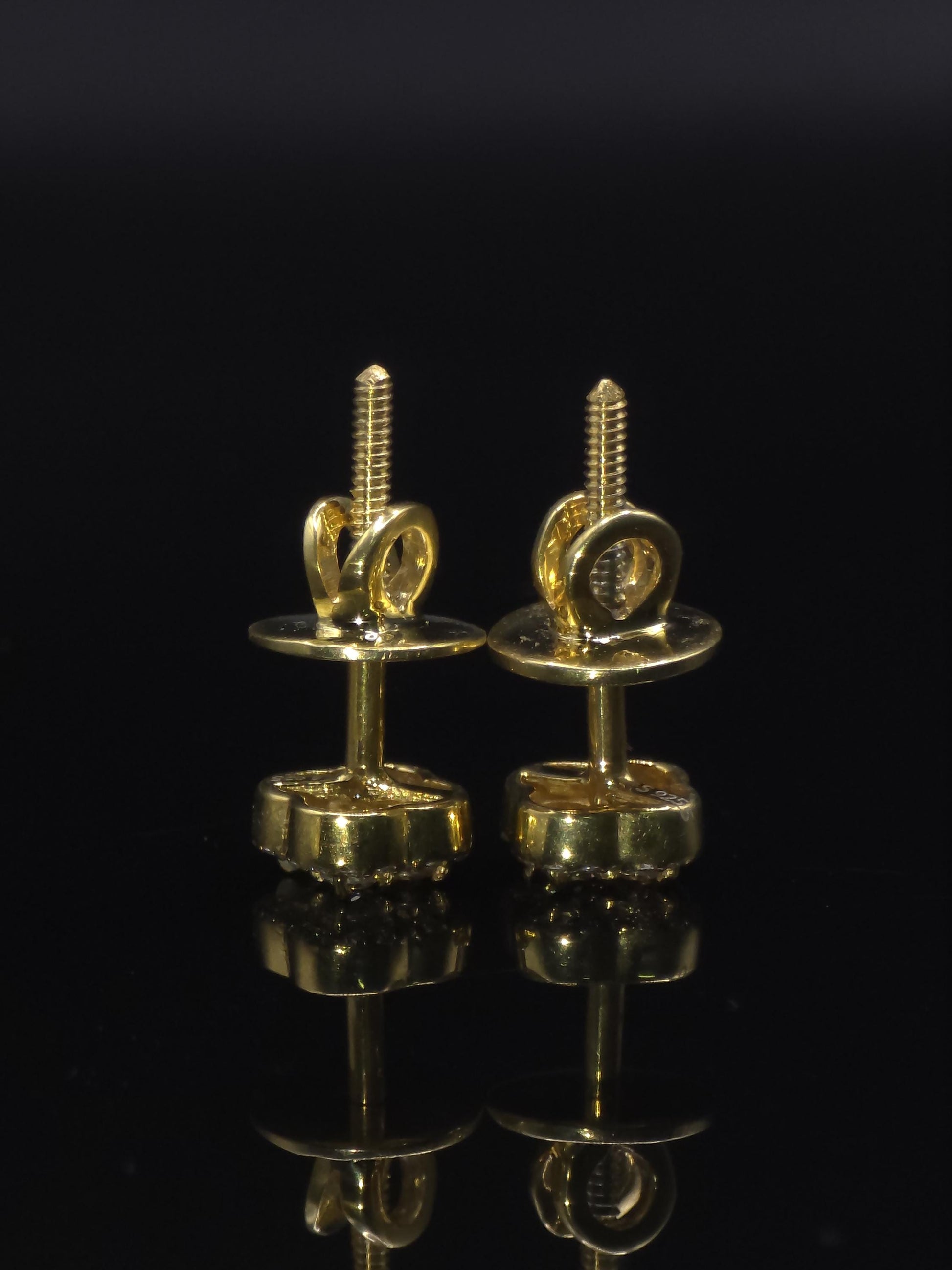 8mm Clover Shaped Moissanite Stud Earrings, D Color VVS1 Round Cut, 925 Sterling Silver, Passes Diamond Tester