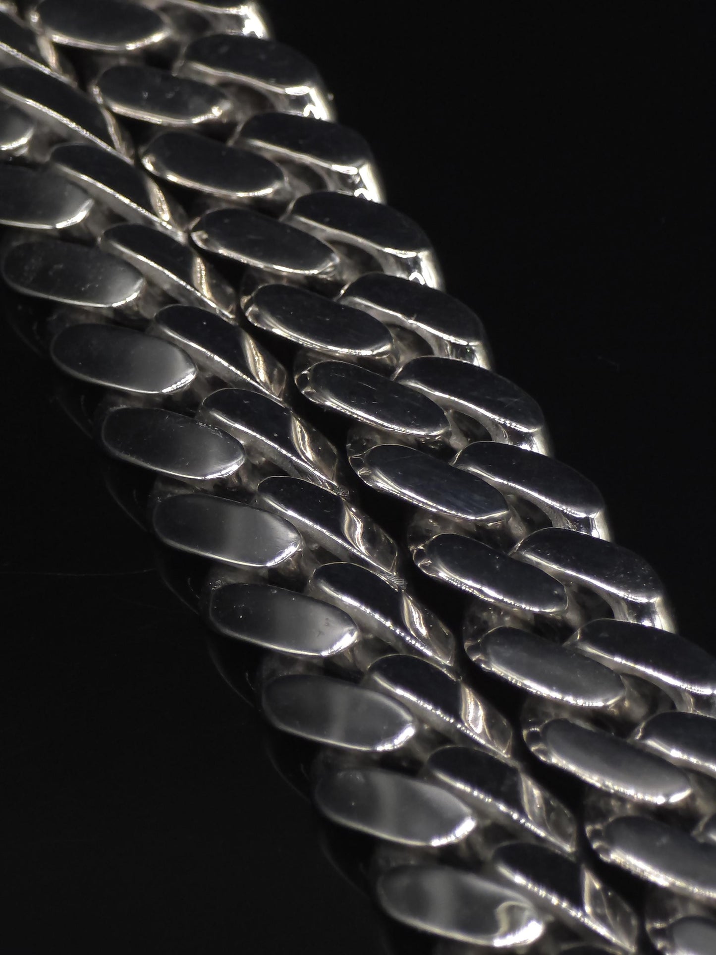 10mm Miami Cuban Link Chain, Iced Lock Box with Custom Name, Men/Women Chain, Cuban Necklace, Available in 925 Sterling Silver