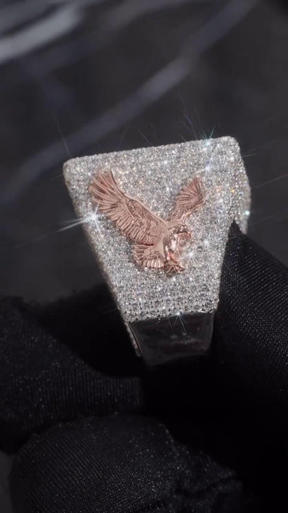 Moissanite Championship Rings for Men, Statement Rings, Custom Ring, Hip Hop Jewelry Gift