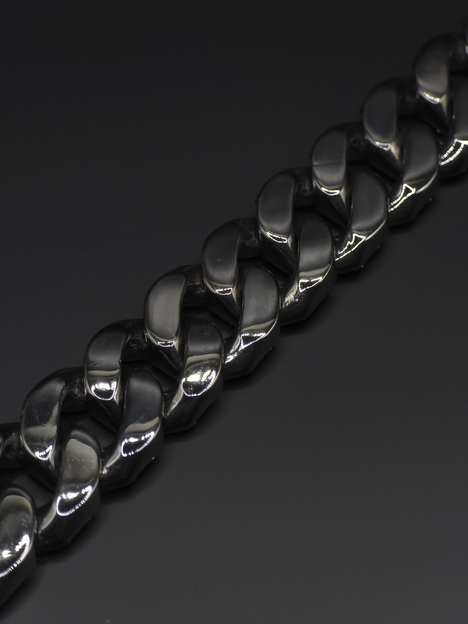 16mm Black Moissanite Cuban Link Bracelet in 925 Sterling Silver – Luxury Iced Out Necklace for Men, Passes Diamond Tester