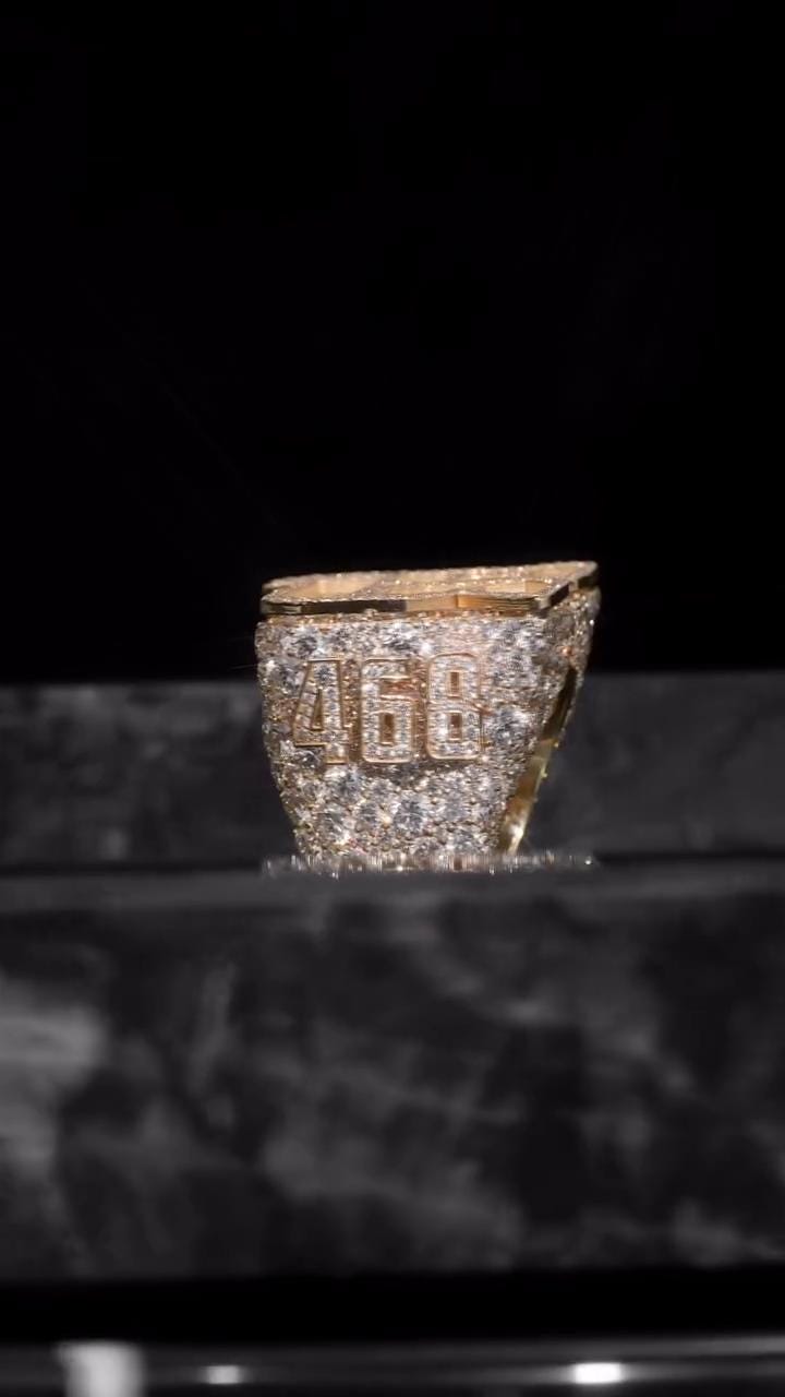 Custom Iced Out Initial Ring for Men, VVS Moissanite Championship Ring, 925 Sterling Silver Hip Hop Statement Ring, Personalized Jewelry
