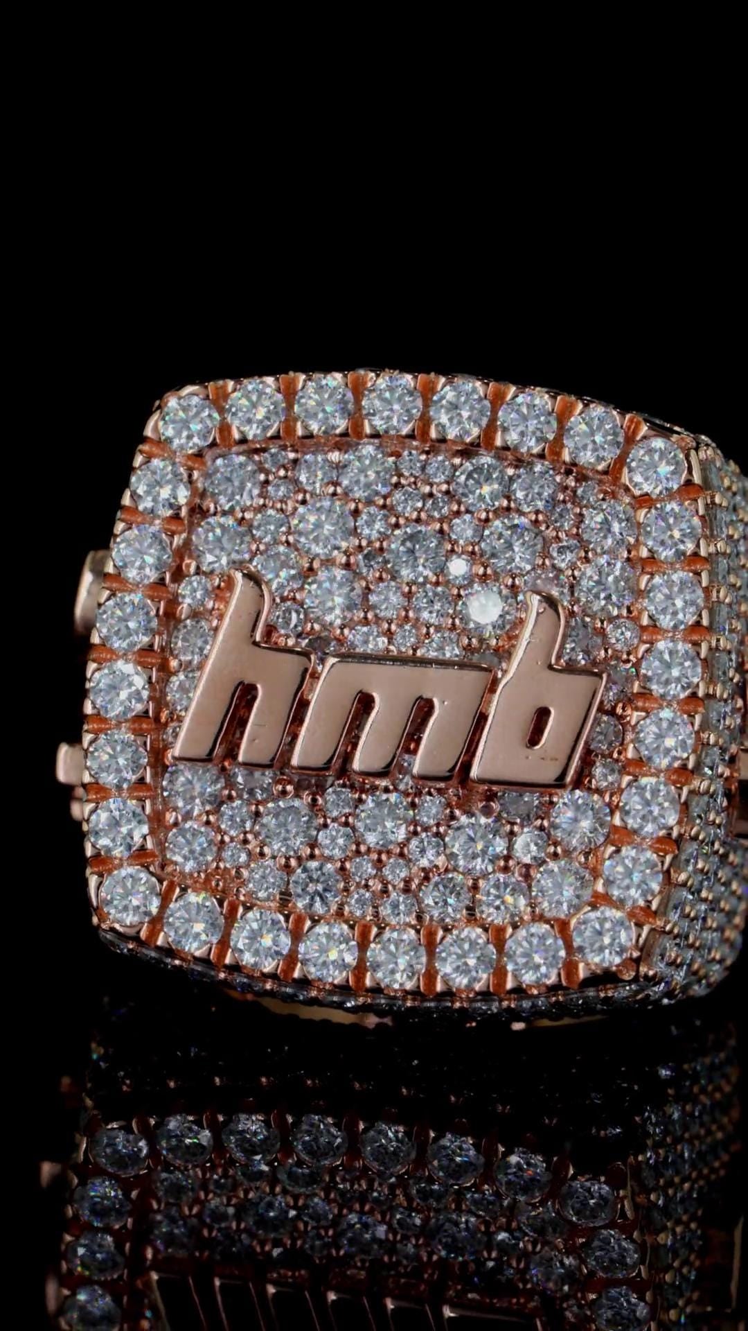 Iced Out Championship Ring for Men, VVS Moissanite or CZ, Hip Hop Statement Ring, Custom Bling Ring, 925 Silver Rapper Style Jewelry