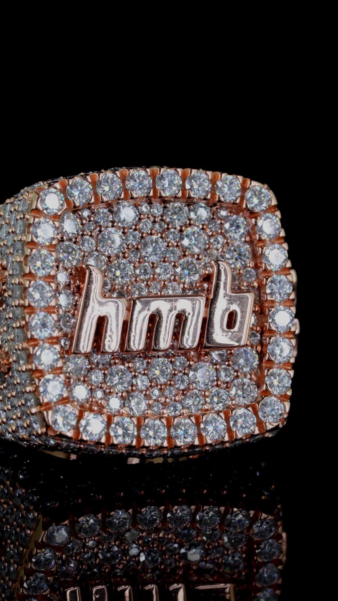 Iced Out Championship Ring for Men, VVS Moissanite or CZ, Hip Hop Statement Ring, Custom Bling Ring, 925 Silver Rapper Style Jewelry