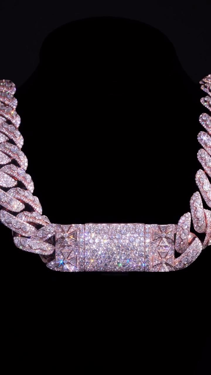 28mm Moissanite Miami Cuban Link Chain | Raised Marquise Pear Oval Cuts | 170ct VVS1 Moissanite | 925 Sterling Silver | Pass Diamond Tester