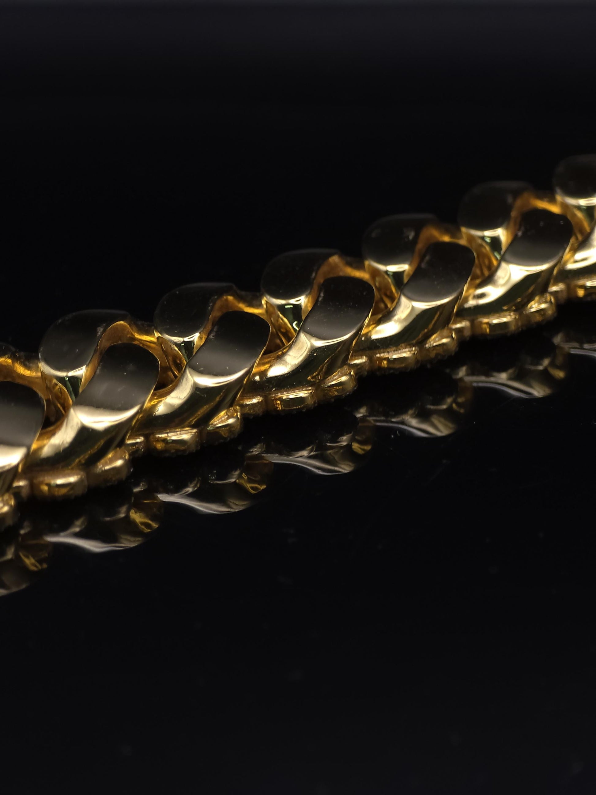 22mm Iced Out Cuban Link Chain | VVS1 Moissanite Diamond Necklace | Heavy 925 Sterling Silver | Rose Gold Finish