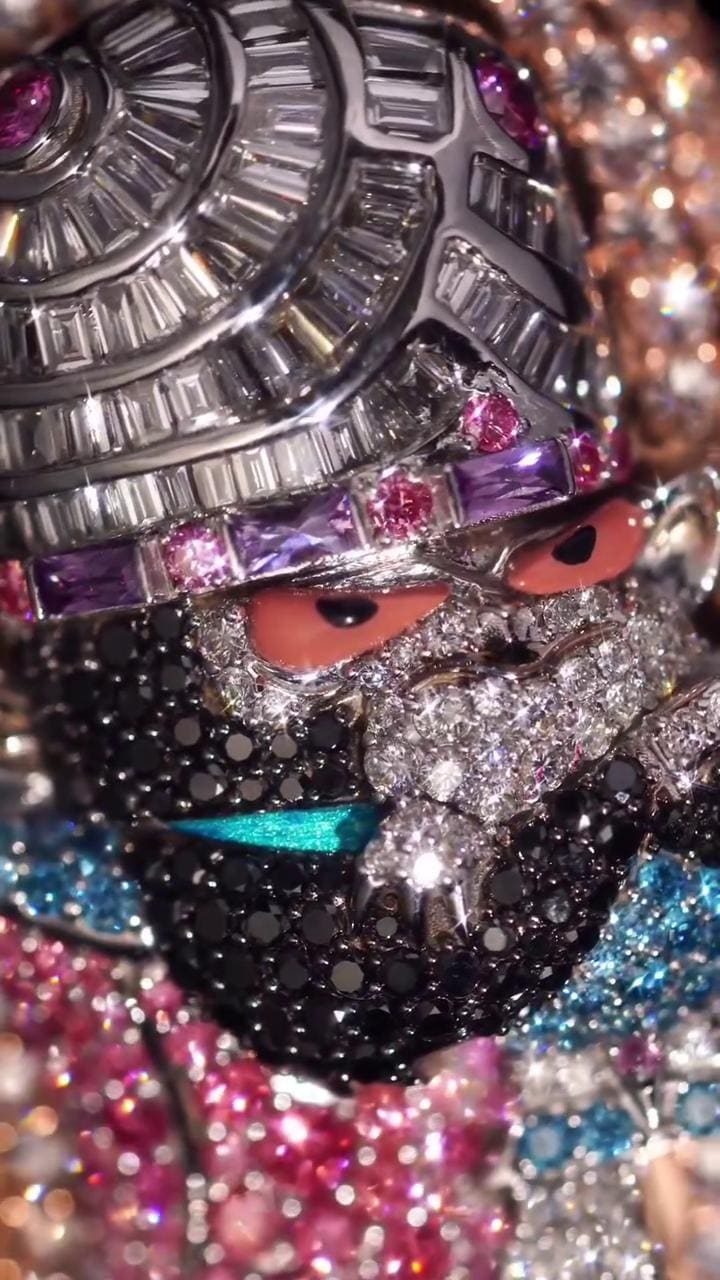 Custom Moissanite Cartoon Character Ring, Iced Out 925 Silver Statement Ring, Personalized Hip Hop Jewelry Gift