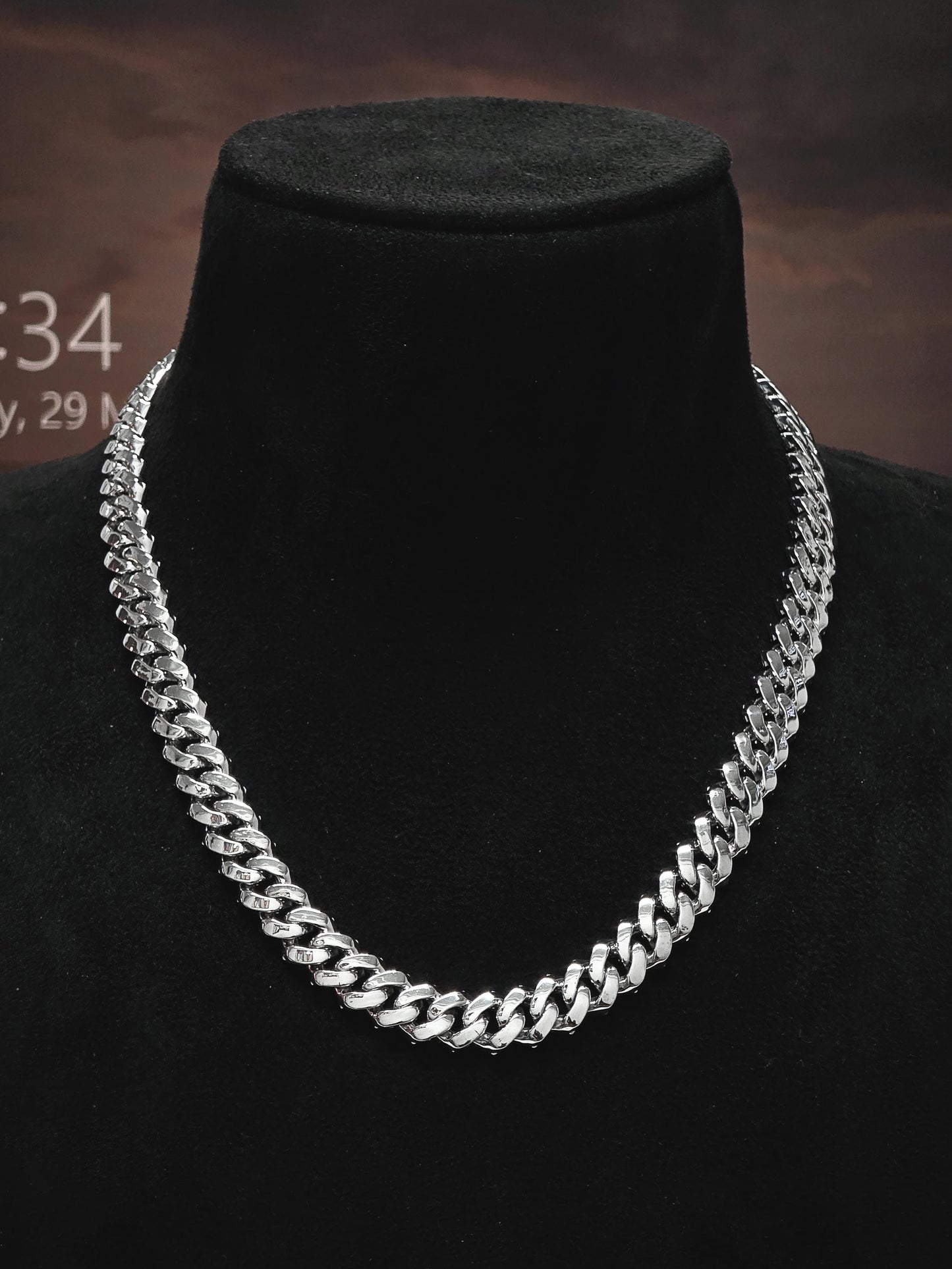 12mm Iced Out Prong Cuban Chain | Moissanite Cuban Link Necklace | 925 Sterling Silver Hip Hop Jewelry