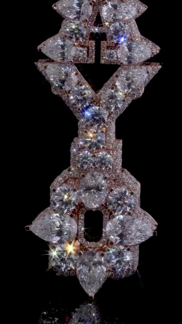 Custom Vertical Name Moissanite Pendant, Iced Out Stacked Letter Pendant, Personalized 925 Silver Hip Hop Jewelry