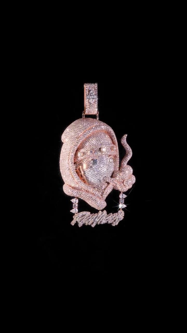 Custom 3D Portrait Pendant, Personalized Character Face, VVS1 Moissanite Iced Out Pendant, 925 Silver Hip Hop Jewelry