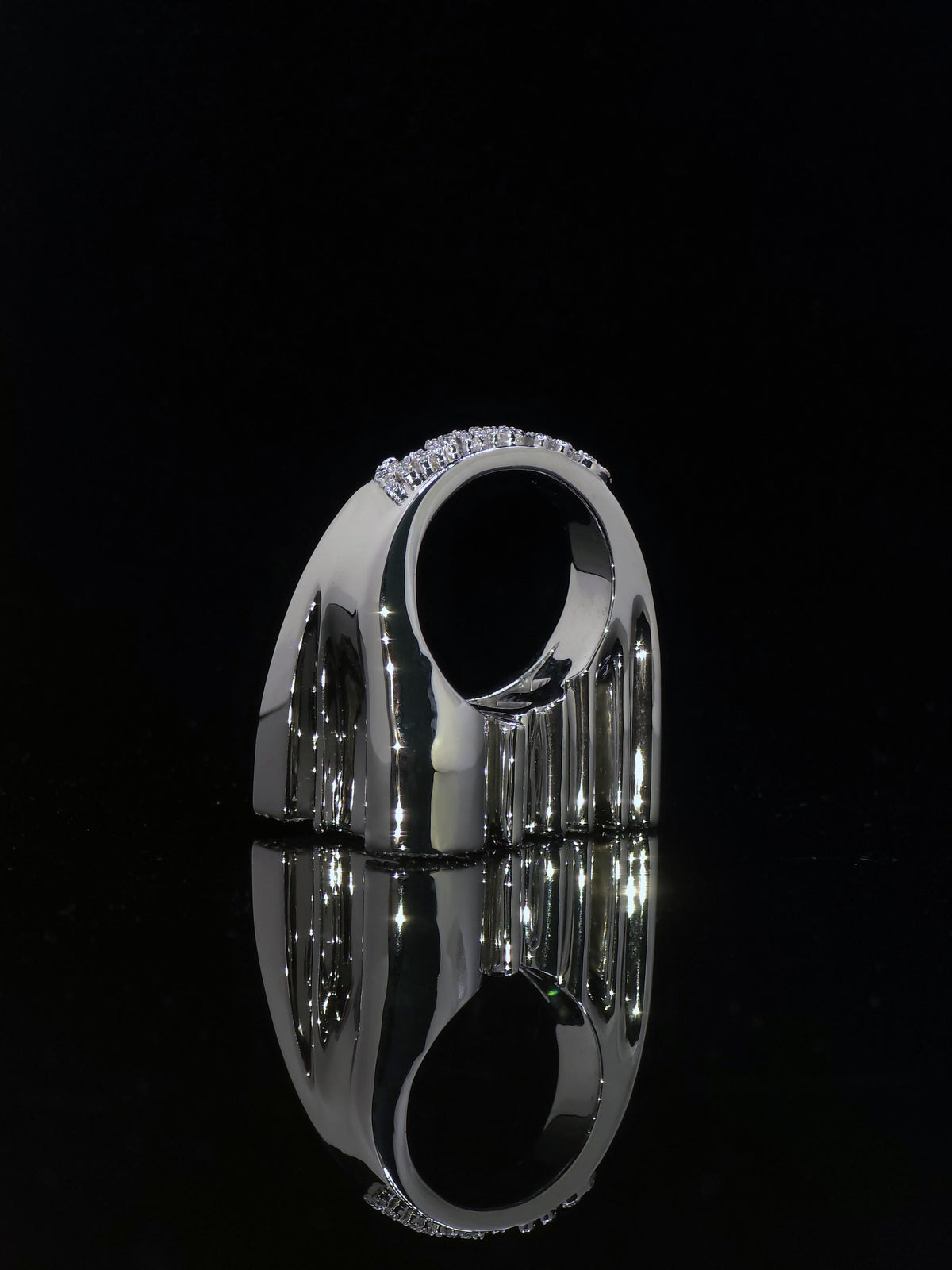 Custom Script Name Ring, VVS1 Moissanite, 925 Sterling Silver, Personalized Iced Out Band