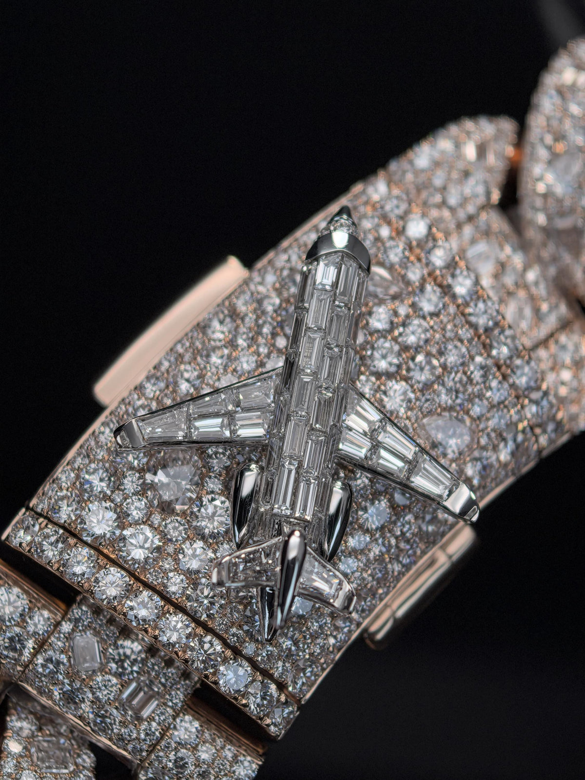 24mm Moissanite Cuban Link Chain with 3D Jet Clasp, 925 Sterling Silver, Mixed Cut Iced Out Necklace, Pass Diamond Tester